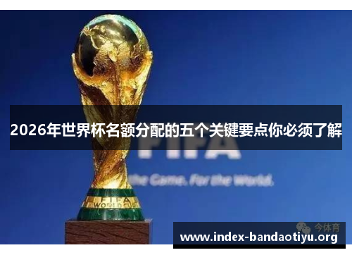 2026年世界杯名额分配的五个关键要点你必须了解
